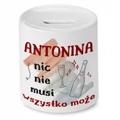 Skarbonki - Skarbonka 330 ml Dla Kornela Syna Dziecka Prezent z Nadrukiem ze Zdjęciem + Opakowanie na prezent (wzór 02) - miniaturka - grafika 1