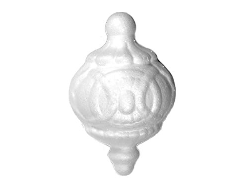 INNSPIRO Wisiorek Porex Ornament 6,5x10 cm Torba Wisząca 10u, Biały, 10