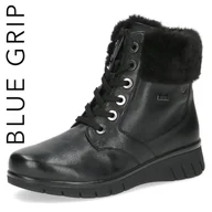 Botki damskie - Wygodne antypoślizgowe czarne botki Dascha [26209-43-022] [Rozmiar: 41] - miniaturka - grafika 1