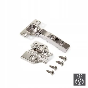 Zawias meblowy wpuszczany Emuca 15 x 10 mm - Zawiasy, okucia i inne akcesoria - miniaturka - grafika 1