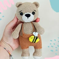 Maskotki i pluszaki - Miś z pszczółka - miniaturka - grafika 1