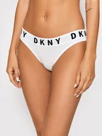 Majtki damskie - DKNY Figi klasyczne DK4513 Biały - miniaturka - grafika 1