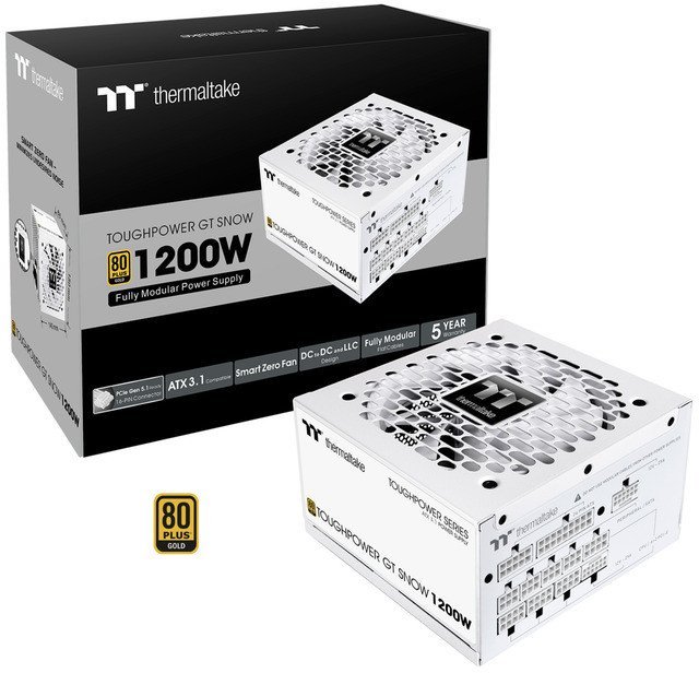 Netzteil Thermaltake Toughpower GT 1200W Snow ATX3.1 80+G WH retail
