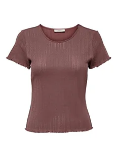 Bestseller A/S Damski ONLCARLOTTA S/S JRS NOOS Top, różowo-brązowy, XXL, Ró?owo-br?zowy, XXL - Koszulki i topy damskie - miniaturka - grafika 1