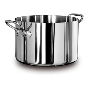 Pentole Agnelli pentole agnelli alum10428 wysoka rondel z 2 uchwytami, aluminium, srebrny ALUM10428 - Rondle - miniaturka - grafika 2