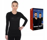 Koszulki sportowe damskie - Koszulka do biegania na rower unisex Brubeck Base Layer - miniaturka - grafika 1