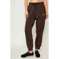 Dresy damskie - EA7 Spodnie dresowe Relaxed fit - miniaturka - grafika 1