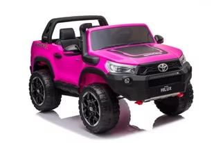 LEAN CARS Auto Na Akumulator Toyota Hilux Różowy LT-8547-0 - Pojazdy elektryczne dla dzieci - miniaturka - grafika 1