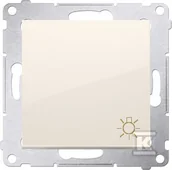 Wyłączniki światła i elektryczne - Kontakt KONTAKT_SIMON Przycisk zwierny światło SIMON 54 Kremowy DS1A.01/41 - miniaturka - grafika 1