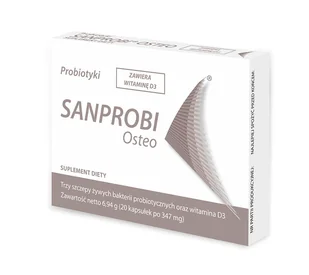 SANPROBI Osteo (Odporność i mocne kości) 3 x 20 Kapsułek - Układ pokarmowy - miniaturka - grafika 1