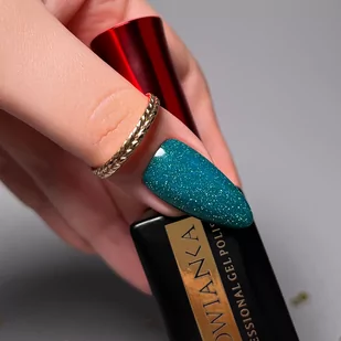 Lakier Hybrydowy Słowianka 423 Electric Turquoise 8g - Lakiery hybrydowe Lakier Hybrydowy Słowianka 423 Electric Turquoise 8g - Lakiery hybrydowe - miniaturka - grafika 2