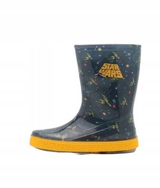FRIBOO KALOSZE DZIECIĘCE STAR WARS GRANATOWE Z ŻÓŁTYM PODESZWĄ 28-29 4BA