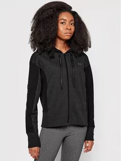 Bluzy damskie - Under Armour Bluza Ua Rival Fleece Embroidered 1362419 Szary Loose Fit - grafika 1