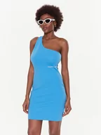 Sukienki - Calvin Klein Jeans Sukienka codzienna J20J220757 Niebieski Slim Fit - miniaturka - grafika 1