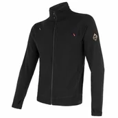 Bluzy sportowe męskie - Męska bluza Sensor Merino Upper Rozmiar: L / Kolor: czarny - miniaturka - grafika 1