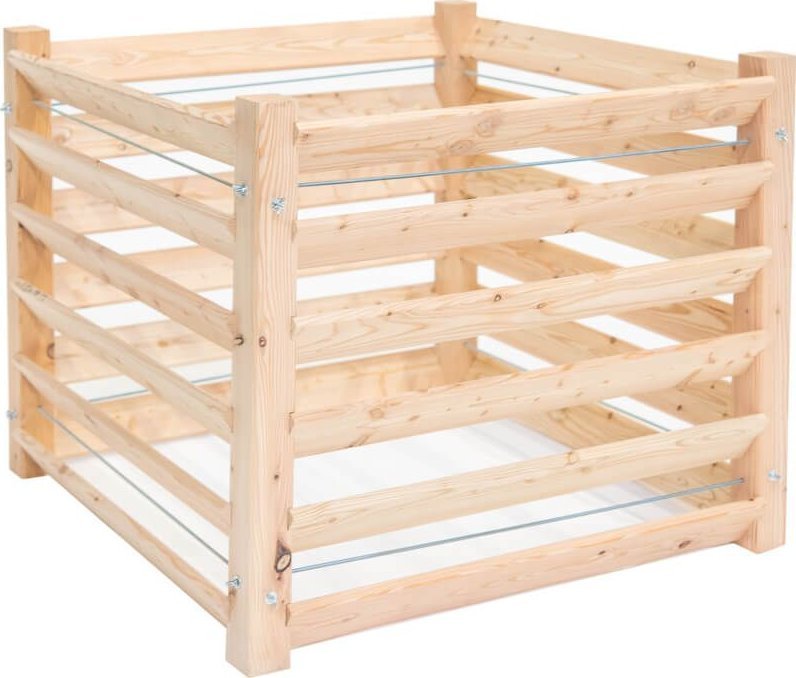 Westmann Kompostownik z drewna modrzewiowego Konni M Natura* 100x100x80cm