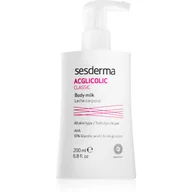Balsamy i kremy do ciała - SesDerma Acglicolic Classic Body ujędrniające mleczko do ciała z efektem peelingu Nanotech 10% Glycolic Acid 200 ml - miniaturka - grafika 1