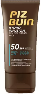 Krem przeciwsłoneczny Piz Buin Hydro Infusion Sun Gel Cream Face SPF50 50 ml (3574661486338) - Balsamy i kremy do opalania - miniaturka - grafika 1