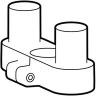 Uchwyty do monitorów - Ergotron Podwójny uchwyt boczny czarny 98-745-292 - miniaturka - grafika 1