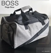 Torby sportowe - Hugo Boss Hugo Boss, Hugo Boss, Polyester, Bag, Gym, Grey, For Men For Men - miniaturka - grafika 1
