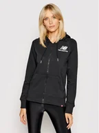 Bluzy damskie - New Balance Bluza Essentials WJ03530 Czarny Relaxed Fit - miniaturka - grafika 1