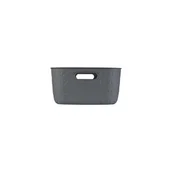 Pudła i pojemniki do przechowywania - Curver Curver Koszyk Softex M 12,5L ciemnoszary - miniaturka - grafika 1