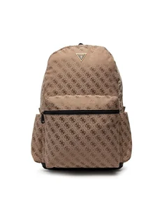 Guess Plecak Vezzola Jacquard Backpack HMVZLJ P2205 Beżowy - Torby na laptopy - miniaturka - grafika 1