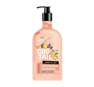 Balsamy i kremy do ciała - Bielenda Body Coctail Balsam do ciała wygładzający Brzoskwinia & Kombucha 400ml - miniaturka - grafika 1