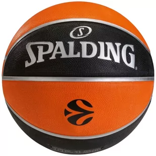 Piłka koszykowa Spalding Eurolige TF-150 Legacy czarno-pomarańczowa 84508Z - rozmiar piłek - 6 - Koszykówka - miniaturka - grafika 1