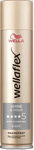 Wella Wellaflex Lakier do Włosów Shine & Hold 250ml - Kosmetyki do stylizacji włosów - miniaturka - grafika 1