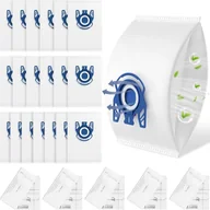 Worki do odkurzaczy - Opakowanie 20 worków 3D do oczyszczania powietrza, kompatybilnych z odkurzaczami Meiyi Classic C1 Complete, C1, C2, S227, S240 i innymi. - miniaturka - grafika 1