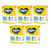 Mleko modyfikowane - Bebiko Junior 3R Odżywcza formuła na bazie mleka dla dzieci powyżej 1. roku życia Zgrzewka 5 x 600 g - miniaturka - grafika 1