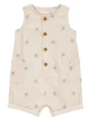 Pajacyki dla niemowląt - carter's Rampers w kolorze beżowym - miniaturka - grafika 1