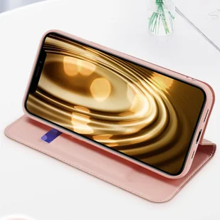Dux Ducis Skin Pro kabura etui pokrowiec z klapką iPhone 13 mini złoty - Etui i futerały do telefonów - miniaturka - grafika 19
