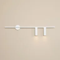 Lampy ścienne - Trevo Prawy kinkiet 2-punktowy biały 1104D_2 - miniaturka - grafika 1