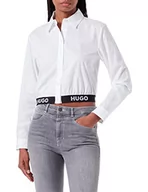 Etui na dokumenty i karty - HUGO etui damskie blouse, White100, 40 - miniaturka - grafika 1
