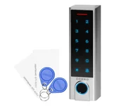 Akcesoria do domofonów i wideodomofonów - Orno OR-ZS-830 szyfrowy czytnik linii papilarnych,kart i breloków Wi-Fi Tuya Smart - miniaturka - grafika 1