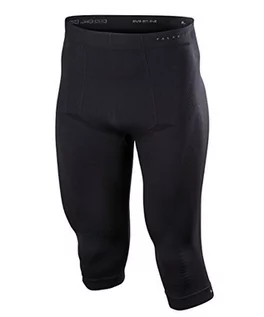Legginsy - Falke Tights Warm Impulse męskie legginsy z włókien funkcyjnych 3/4, 1 sztuka czarny czarny (Black 3000) X-L - grafika 1