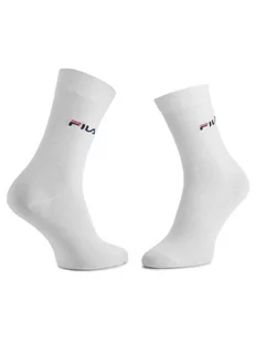 Fila Zestaw 3 par wysokich skarpet unisex F9630 Biały - Skarpetki męskie - miniaturka - grafika 1