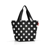 Torebki damskie - Torba Shopper M, Dots White, Reisenthel - miniaturka - grafika 1