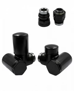 Zawór regulacyjny do grzałki Integra lewy GZ1/2 czarny mat - Zawory i kraniki Zawór regulacyjny do grzałki Integra lewy GZ1/2 czarny mat - Zawory i kraniki - miniaturka - grafika 1