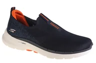 Trampki męskie - Skechers Męskie trampki Go Walk 6, granatowy, 41 EU - miniaturka - grafika 1