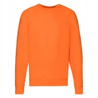 Bluzy męskie - Lekka Bluza Męska Lightweight Raglan Sweat Pomarańczowy r. 2XL - miniaturka - grafika 1