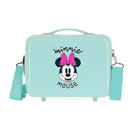 Kosmetyczki, organizery i kuferki - Disney Minnie Adaptowalna kosmetyczka z torbą na ramię niebieska 29 x 21 x 15 cm sztywna ABS 9,14 l - miniaturka - grafika 1