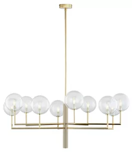 Złota lampa idealna nad okrągły stół JUP 1976 FE10 K TR z serii FEME - Lampy sufitowe - miniaturka - grafika 3