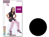 Rajstopy - Rajstopy dziecięce z wiskozy AGATKA 128-134 Nero - miniaturka - grafika 1