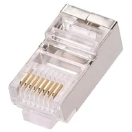 Wtyczki i adaptery - Wtyk ekranowany Ftp kat.5e 10 szt Gold Pin drut - miniaturka - grafika 1
