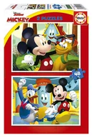 Puzzle - Puzzle 2x48 el. Myszka Miki Educa - miniaturka - grafika 1