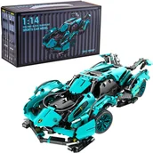 Klocki - ZESTAW KLOCKÓW KONSTRUKCYJNYCH RTDR457-4 Sports Car Model Revuelto - miniaturka - grafika 1