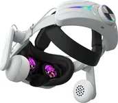 Akcesoria VR - META Head Elite Strap z baterią 8000 mAh + Słuchawki| do Meta Quest 3 - miniaturka - grafika 1